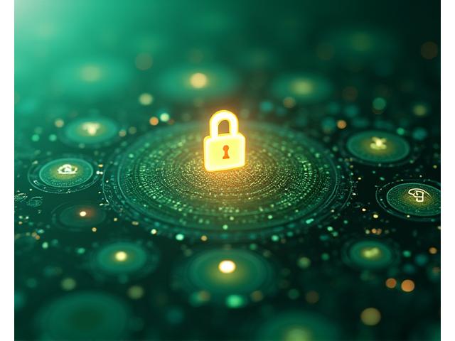 Illustration of secure digital data collection with various icons representing personal information fields and website analytics, set against a background reflecting Anaconda Angling's brand colors.
