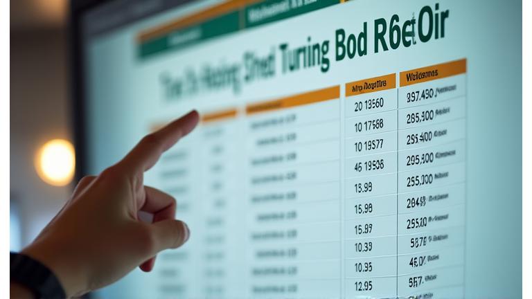 A person pointing at a clear, easy-to-read pricing chart for fishing rod repairs.