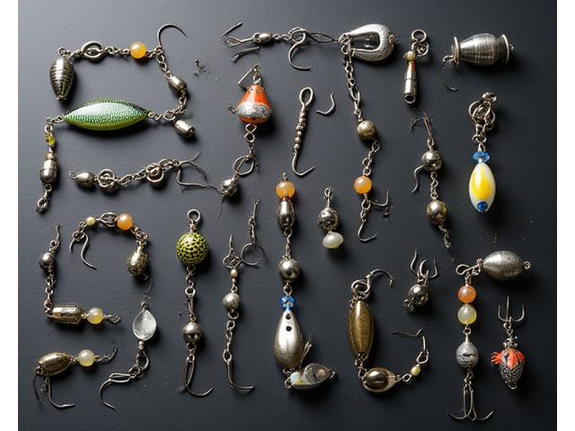 Assortment of specialized fishing rigs, neatly organized, ready for different fishing situations.