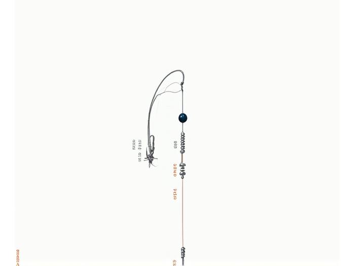 Detailed diagram illustrating advanced fishing rig configurations with labels for each component.